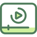Play button, technology, Streaming, video player, video play, Multimedia Option, Multimedia Player, Music And Multimedia DimGray icon