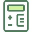 Calculating, Technological, calculator, education, technology, maths DimGray icon