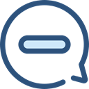 Multimedia, Chat, Communication, speech bubble, Conversation, Communications DarkSlateBlue icon