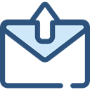 envelope, Message, mail, Note, Email, interface, Communications DarkSlateBlue icon