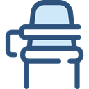 education, student, studying, High School, Desk Chair, Furniture And Household DarkSlateBlue icon
