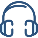 earphones, sound, Audio, Headphones, technology, electronics DarkSlateBlue icon