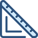 geometry, rulers, set square, Drawing, measure, Tools And Utensils, Edit Tools, Measuring DarkSlateBlue icon