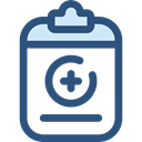 medical, notepad, files, hospital, documents, Medical Result, Healthcare And Medical DarkSlateBlue icon
