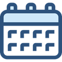 Schedule, interface, education, Administration, Organization, Calendars, Calendar, time, date DarkSlateBlue icon