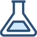 science, education, Chemistry, flask, chemical, Tools And Utensils, Test Tube, Flasks DarkSlateBlue icon