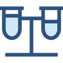 science, education, Chemistry, flask, chemical, Tools And Utensils, Test Tube, Flasks DarkSlateBlue icon