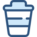 Paper Cup, Food And Restaurant, hot drink, Coffee Shop, Take Away, Coffee, food, coffee cup DarkSlateBlue icon