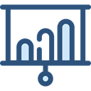 statistics, graphic, Bar chart, Business And Finance, graph, Business, Stats DarkSlateBlue icon
