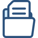 Folder, interface, Office Material, Files And Folders, storage, file storage, Data Storage DarkSlateBlue icon
