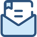Note, Communications, Message, mail, Letter, Email, envelope DarkSlateBlue icon