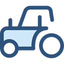 engine, transportation, transport, vehicle, tractor, Farm, Automobile DarkSlateBlue icon