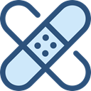 medical, Plaster, band-aid, Wound, Sticking, Sticking-plaster, Healthcare And Medical DarkSlateBlue icon