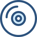 Multimedia, music, Dvd, Cd, music player, Bluray, compact disc, Music And Multimedia DarkSlateBlue icon