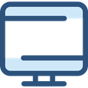 Tv, Computer, monitor, screen, television, technology DarkSlateBlue icon