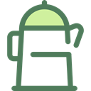 Coffee, food, kettle, hot drink, kitchenware, Tools And Utensils, Coffee Pot, Food And Restaurant DimGray icon