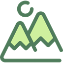 nature, landscape, Goal, mountain, mountains DimGray icon