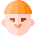 user, profile, Avatar, Social, Man PeachPuff icon