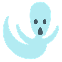 scary, spook, Ghost, halloween, Holidays PaleTurquoise icon