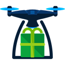 Camera, Shipping, transportation, transport, fly, electronics, Remote control, drone Black icon
