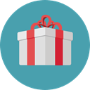 Birthday And Party, birthday, gift, present, surprise, Christmas Presents CadetBlue icon