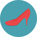 footwear, high heel, Femenine, High Heels, clothing, style, fashion, Elegant CadetBlue icon