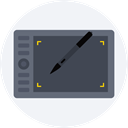 Design, Tablet, touch screen, technology, ipad, electronic, electronics WhiteSmoke icon