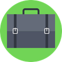 Business And Finance, Business, Briefcase, Bag, suitcase, portfolio DimGray icon