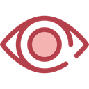 Multimedia Option, Body Part, Ophthalmology, show, Eye, optical, ui Black icon