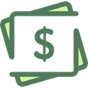 Currency, Business And Finance, Business, Money, Cash, Notes DimGray icon