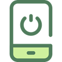 Communications, cellphone, smartphone, technology, touch screen, mobile phone DimGray icon