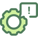 Gear, settings, configuration, cogwheel, Tools And Utensils, Seo And Web DimGray icon