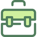 Business, Briefcase, Bag, suitcase, travel, portfolio DimGray icon
