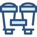 miscellaneous, Binoculars, Eye, binocular, see, spy, Goggles, sight DarkSlateBlue icon