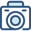 electronics, photograph, photo camera, picture, interface, digital, technology DarkSlateBlue icon