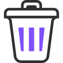 Trash, recycle, Close, delete, remove, cancel Black icon