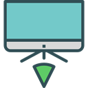 screen, television, electronics, Tv, monitor MediumAquamarine icon
