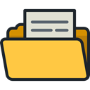 Folder, interface, storage, file storage, Data Storage, Office Material, Files And Folders SandyBrown icon
