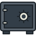 security, Business, Bank, savings, Safebox, banking, Tools And Utensils DarkSlateGray icon