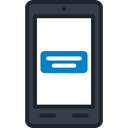 touch screen, mobile phone, cellphone, smartphone, technology, electronics Icon
