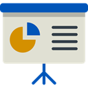 graphic, finances, financial, Presentation, Business, statistics, Seo And Web, chart Gainsboro icon