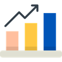 graphic, Bar chart, Business And Finance, graph, Business, Stats, statistics, Seo And Web Black icon