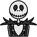 Skeleton, Terror, spooky, scary, fear, Avatar, halloween, horror Black icon