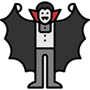 halloween, Dracula, horror, Terror, spooky, scary, fear DarkSlateGray icon