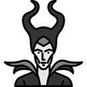 Avatar, halloween, horror, Terror, witch, spooky, scary, fear Black icon