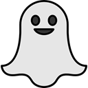 fear, horror, Terror, spooky, scary, Ghost, halloween Gainsboro icon