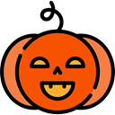 halloween, pumpkin, horror, Terror, spooky, scary, fear OrangeRed icon