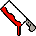 Cleaver, food, halloween, Knife, Butcher, meat, Kitchen Pack Black icon