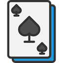 Cards, poker, gaming, Spades, Casino, Bet, gambling WhiteSmoke icon