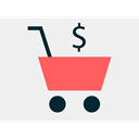 Broswer, Commerce And Shopping, Multimedia, Business, shopping cart, website, online shopping, online shop, web page WhiteSmoke icon